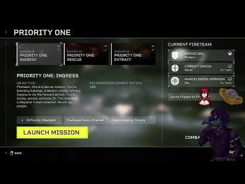 Live - Alien: Fireteam ELite | Playing with Marceline and CorruptxOmega