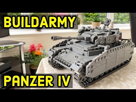Buildarmy Panzer IV Ausf. H - An Alternative to LEGO for Tanks & Other Military Sets