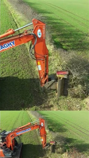 let's mulch hedges #farming #agriculture #arimagery