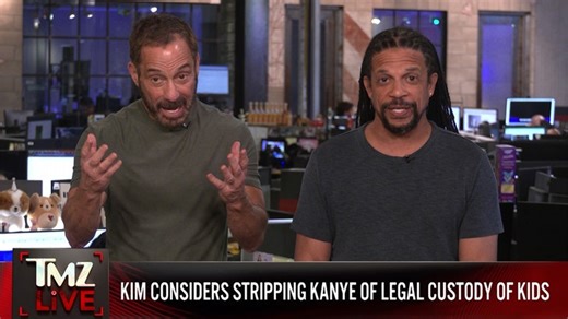 Kim Kardashian Weighing Move to Strip Kanye of Legal Custody of Kids Live