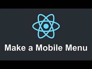 React JS tutorial for beginners: Tutorial 6 - Make a mobile menu with state hooks