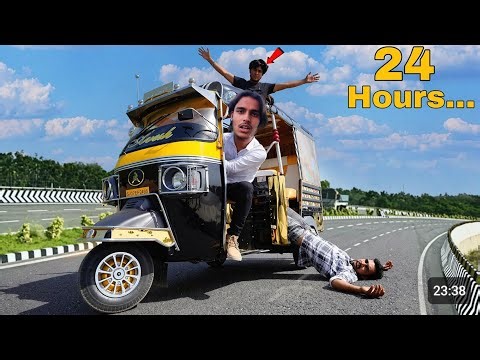 Full Drama!@allinviog Auto Mein 24 Hours Rehna Pada 😭 | Full Vlog