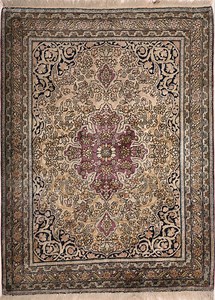 2'5" x 3'2" Kashan Antique Persian Rug | Catalina Rug