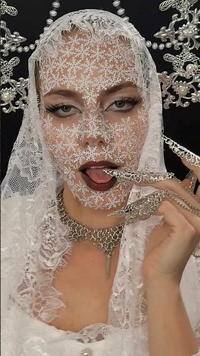 Icy Snow Queen Makeup ❄️ Cinematic Winter Look