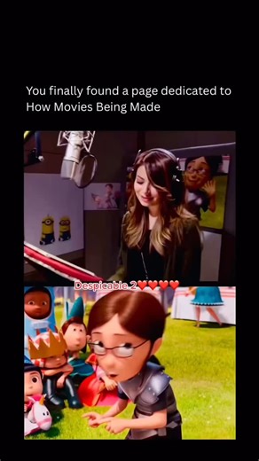 How Movies Being Made on Instagram: "In Despicable Me 2, this scene comes alive through voice acting recorded long before animation is finished. Actors perform alone in sound booths, guided by directors and storyboards. Every laugh, pause, and breath shapes the character’s personality, timing, and emotional rhythm audiences later connect with on screen worldwide today forever. Behind the scenes, engineers capture multiple takes, experimenting with pitch and delivery while animators later match f