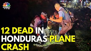 A plane has crashed just off the Caribbean coast minutes after taking off from Roatan Island. killing atleast 12 people. Authorities stated that the plane failed to reach a particular altitude and crashed into sea roughly after 1 km from shore. #planecrash #caribbean #roatanisland #cnbctv18digital | CNBC-TV18