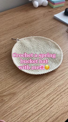 Crochet Spring Bucket Hat Pattern Tutorial