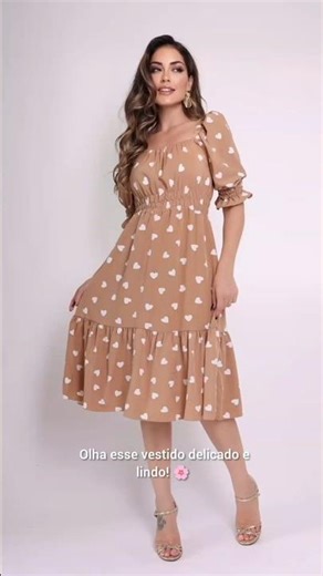 vestido romântico e delicado só 51😍 #achadosshopee #modaevangelica #vestidos #moda