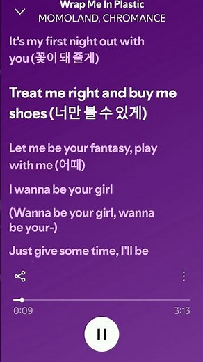 wrap me in plastic-momoland #lyrics #spotify #wrapmeinplastic #momoland