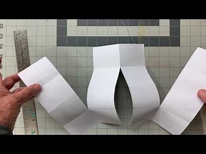 How to make a concertina booklet from a single gelliprint.