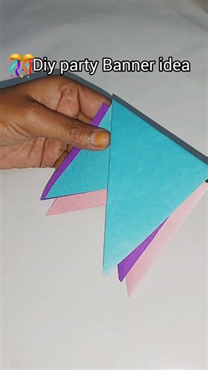 diy party Banner #diycrafts #viral #trending #youtubeshorts