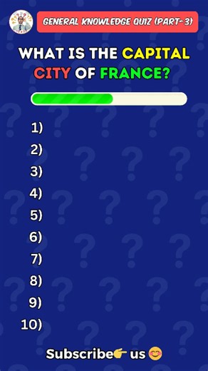 849K views · 22K reactions | General Knowledge quiz 易 Part 3 #generalknowledge #generalknowledgequiz #generalknowledgequestions #reelsfypシ #quiz #trivia #gk #gkquiz #triviamingle | Trivia Mingle | Facebook