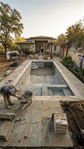 Transforming old abundant pool into a luxurious spot.|Remodeling By Aarish