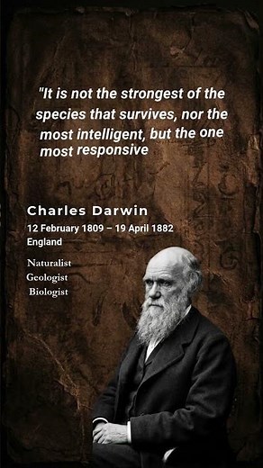 Adapt to Survive | Charles Darwin