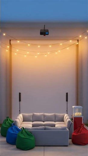 Satisfying Outdoor Cinema Setup #DIYCinema