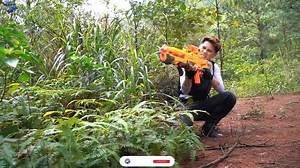 LTT Game Nerf War : Couple Warriors SEAL X Nerf Guns Fight Crime Mr Close Mercenary Mission | LTT NERF WAR