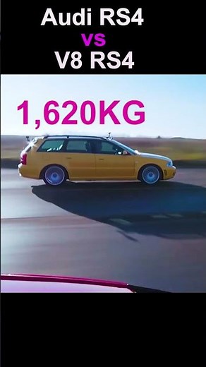 New Audi B8 RS4 vs Old Audi B5 RS4 #automobile