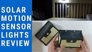 Watch Solar Motion Lights Unboxing and Test on Amazon Live