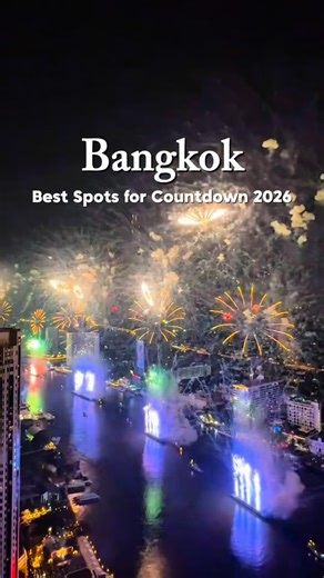 Mei📍Thailand | Travel | Dining | Save this best spots for countdown New Year 2026 in Bangkok 🎆✨ Here’s the full list of Countdown Bangkok 2026 locations 👇 1. CentralWorld... | Instagram
