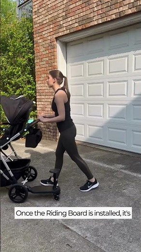 This stroller board allows for you to stroll with up to 3 kids at once!