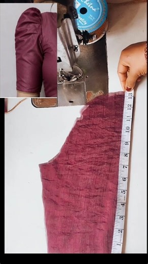 Puff Sleeve Blouse Cutting & Stitching ✂️ | Easy Tutorial #shorts