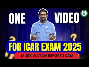 Important Instructions for ICAR EXAM 2025|Everything explained in detail| Do not miss & regret later