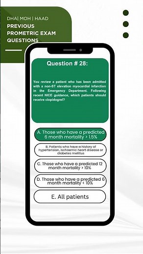 Prometric Exam Question #28 | MOH DHA HAAD DOH | For All Health Professionals 2025