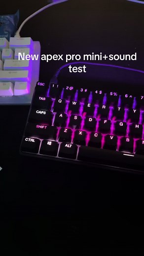 Apex pro mini sound test #foryoupage #fortnite #keyboard #gamingpc #steelseries #apexpromini