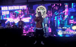 顶级beatbox大神K在广州NOB比赛上的暴力输出showcase