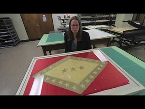 Old Arkansas state flag is repaired and returned