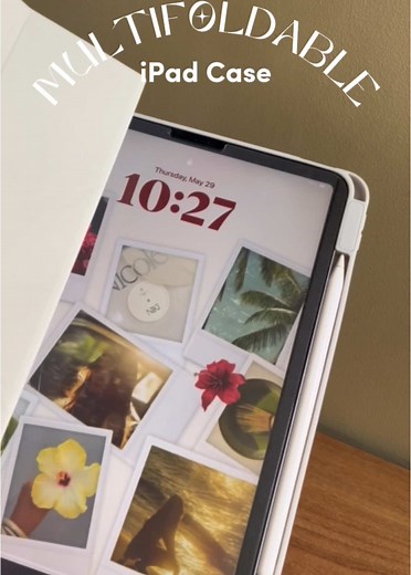 Finally got a new iPad case and it’s still a multifoldable iPad case😌