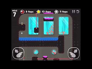 Flappy Golf 2 - Laser Sub Hole 7 (7 flaps)