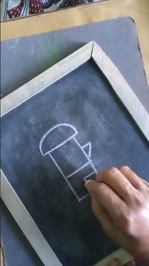 Post box Drawing Chalk Art 💕💕💕💕