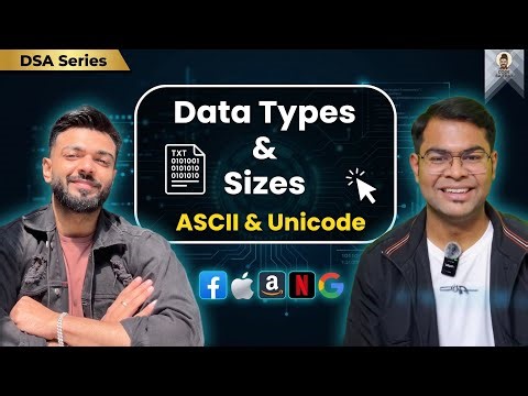 Baithak 14: Data Types in Java | Primitive Types | Size & Input | ASCII & Unicode Concept