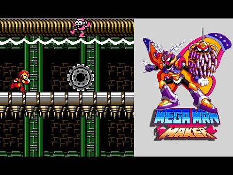 Mega Man Maker - Megaman X 2 Morph Moth Stage - using MMX mod