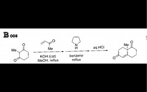 福山机理B008 Robinson增环反应合成Wieland-Miescher酮_哔哩哔哩_bilibili
