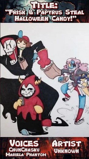 Frisk And Papyrus Steal Candy Undertale Comic Dub