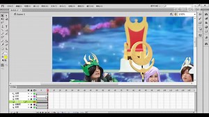 信息技术奥赛 flash cs6 动作制作高级教程 音乐相册画制作【信息技术微课】_clip