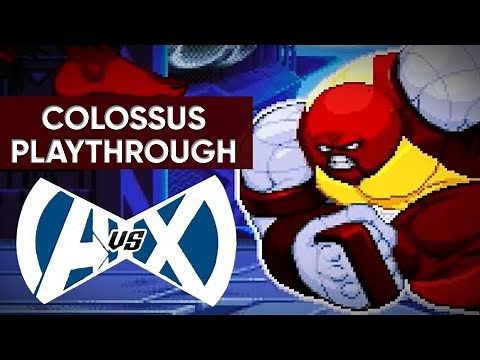 Avengers vs. X-Men (Mugen) - COLOSSUS Gameplay Playthrough 1080p 60fps