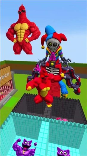 Poppy Playtime Chapter 5 Lava Jump Challenge 😨 Part 2 #minecraft #poppyplaytime