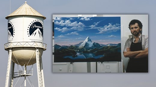 The Story Behind This Painting of Paramount's Mountain Logo