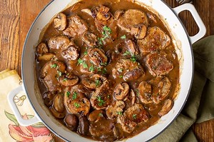 Pork Medallions with Mushroom Gravy