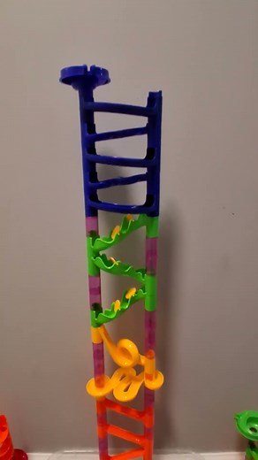 More marbles dropping down slide!