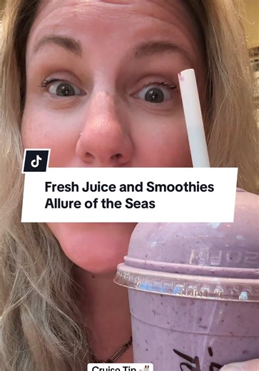 If you’re looking for fresh juice on Allure of the Seas, head to Deck 5 by Sorrento’s 🍹🍕 #AllureOfTheSeas #RoyalCaribbean #CruiseTips #CruiseTok #CruiseLife