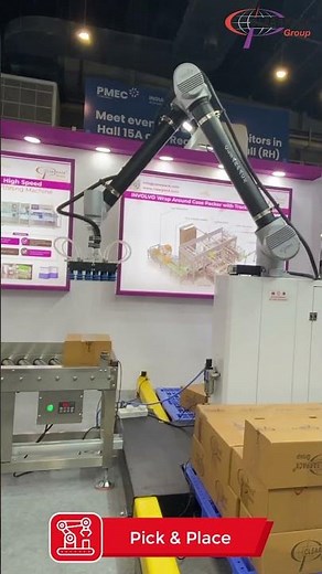 Clearpack Cobot Palletizing for Efficient Pick & Place Automation