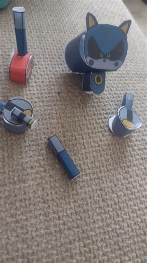 papercraft de metal sonic