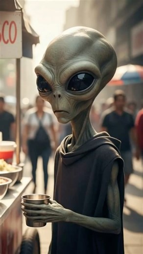 El alien que probó comida callejera… y se reinició 👽🥘