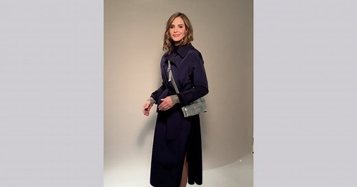 Let’s talk about the tiny tweaks we can make to transform an outfit in moments. Take this mac for example – often shapeless and primarily practical, the humble mac can quickly become a polished piece that elevates the simplest of ensembles. Think a pop of metallic, some trusty shoulder pads, and a cross-body bag brimming with personality… - Coat: Ark Jumper: Me Em Metallic top: H&M Bag: Bottega Veneta | Trinny Woodall