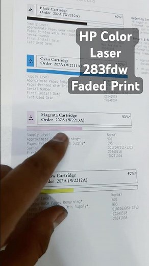 HP Color LaserJet Pro Faded Print Problem🖨️