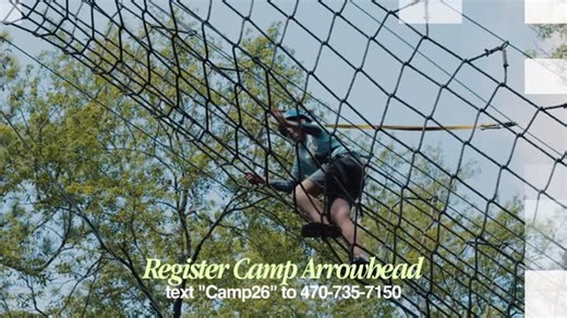 Stonecreek Church on Instagram: "Camp Arrowhead is an adrenaline-fueled, Jesus-centered day camp for rising kindergarteners through rising 6th graders. With over 18-different adventure elements, the highest and longest zip line in the area*, and daily small group teaching centered on Jesus, camp is where faith, fun, and adventure meet. Registration is open! Text the number on the screen or go to Camparrowhead.camp"